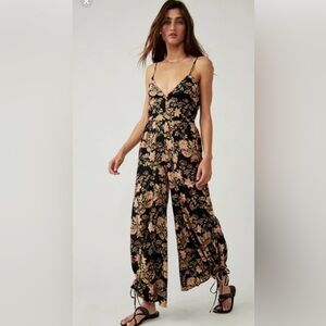 Free People Stand Out Printed Sleeveless Jumpsuit - NWT